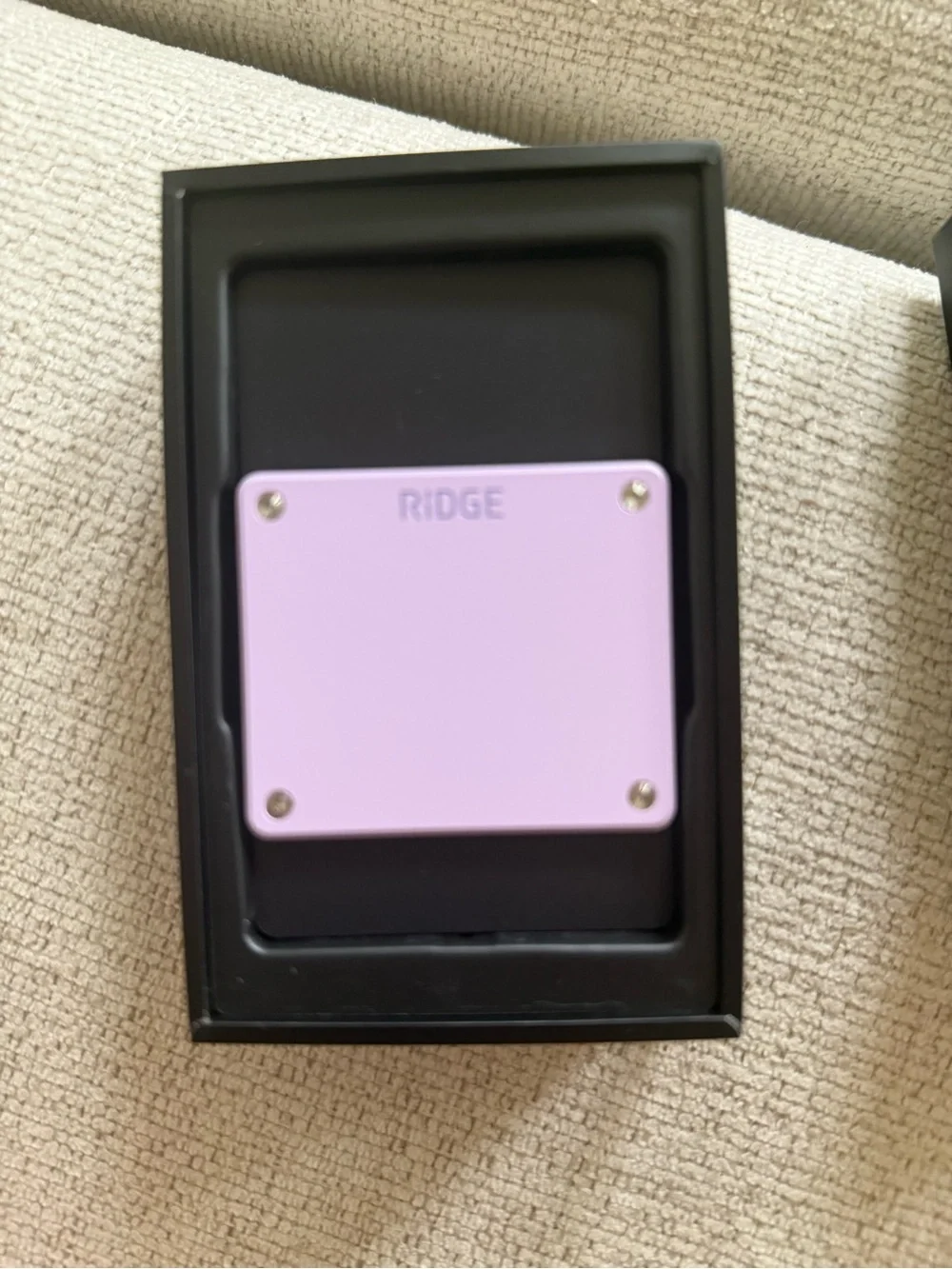 RIDGE Slim Card Holder Wallet in Light Purple